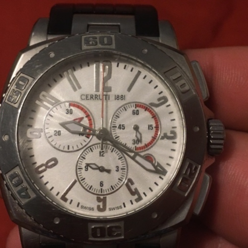cerruti 1881 swiss made rubber band original